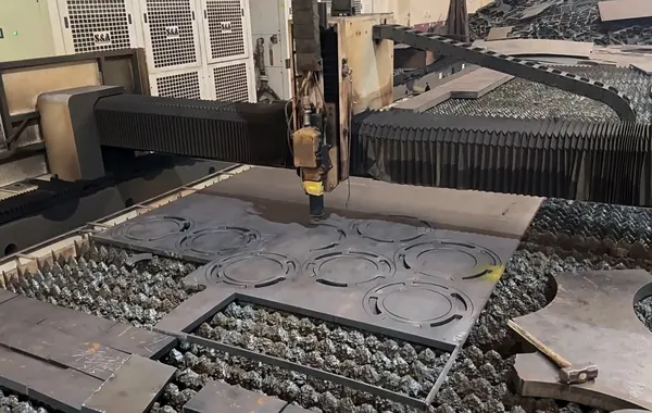 CNC flame cutting with multiple torches