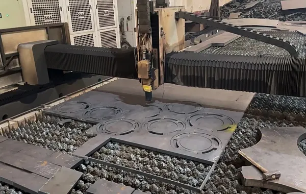 Wear-resistant steel processing line